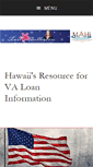 Mobile Screenshot of hawaiivahomeloans.com